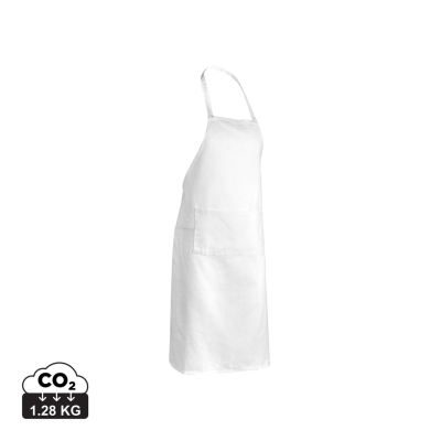 IMPACT AWARE™ RECYCLED COTTON APRON 180G in White
