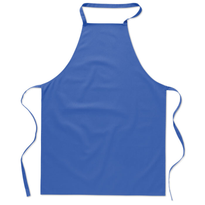 KITCHEN APRON in Cotton in Blue