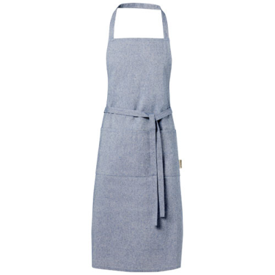PHEEBS 200 G & M² RECYCLED COTTON APRON in Heather Blue