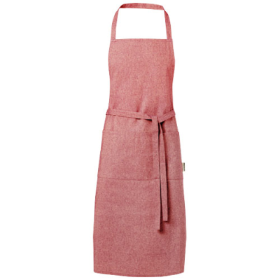 PHEEBS 200 G & M² RECYCLED COTTON APRON in Heather Red