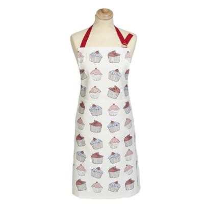 PRINTED COTTON APRON, ADULT