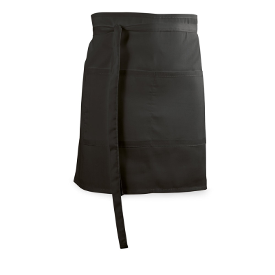 ROSEMARY BAR APRON in Cotton & Polyester in Black