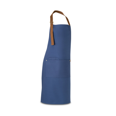 VESPER 100% COTTON CANVAS APRON in Blue