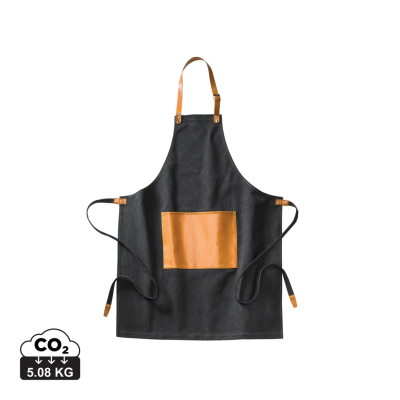 VINGA ASADO APRON in Black