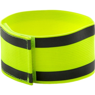 ARM BAND with Reflective Stripe in Yellow