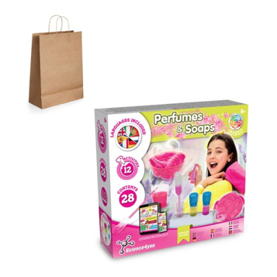 PERFUME & SOAP FACTORY KIT III EDUCATIONAL GAME SUPPLIED with a Kraft Paper Gift Bag