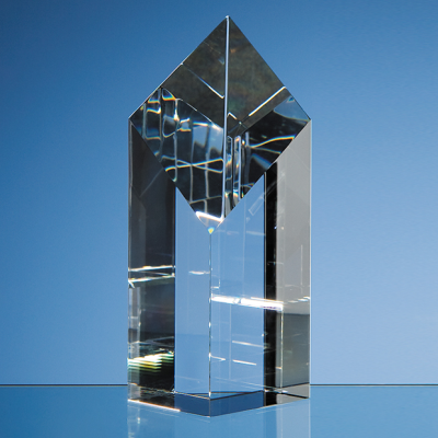 18CM OPTICAL CRYSTAL DIAMOND AWARD
