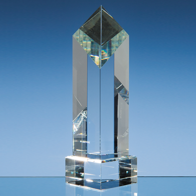 23CM OPTICAL CRYSTAL DIAMOND AWARD