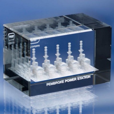 BEVELLED RECTANGULAR GLASS BLOCK