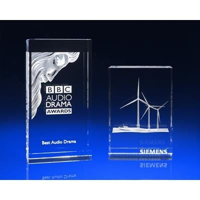 CRYSTAL GLASS VENICE AWARD OR TROPHY