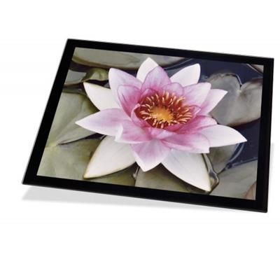 GLASS PLACEMENT with Silver or Black Border & Non Slip Foam Base