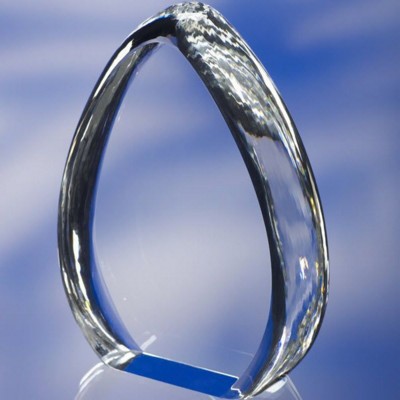 MOUNTAIN AWARD TROPHY  in Optical Glass