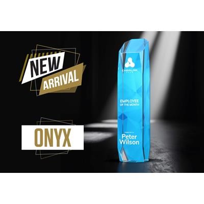 ONYX CRYSTAL GLASS AWARD OR TROPHY AWARD