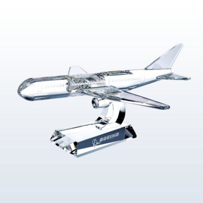 OPTIC CRYSTAL AEROPLANE MODEL AWARD