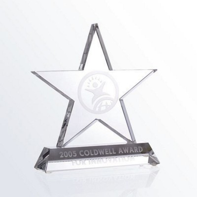 OPTICAL CRYSTAL GLASS MOTIVATION STAR AWARD