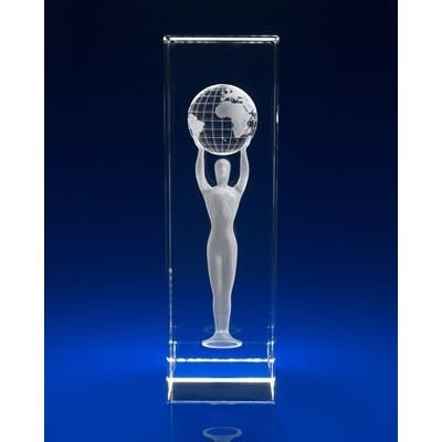 OSCAR STYLE CRYSTAL GLASS STATUE AWARD