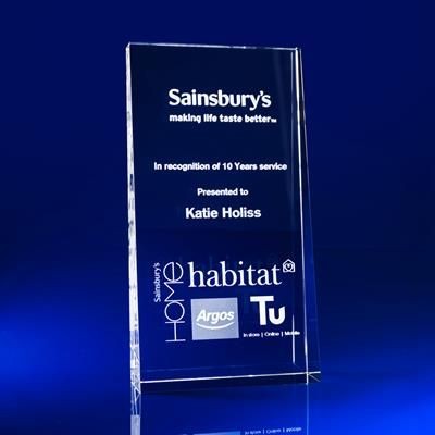 PREMIER TAPERED PORTRAIT AWARD CRYSTAL