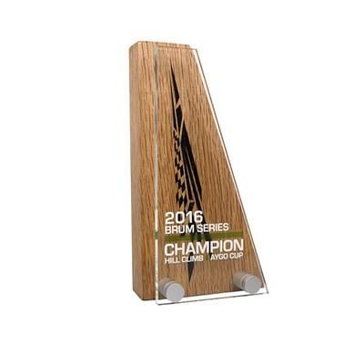 REAL WOOD BLOCK AWARD with Acrylic Front