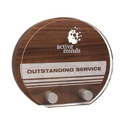 REAL WOOD SUNRISE AWARD with Acrylic Front