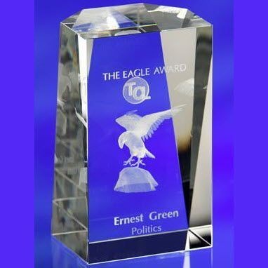 SHOWCASE GLASS AWARD TROPHY