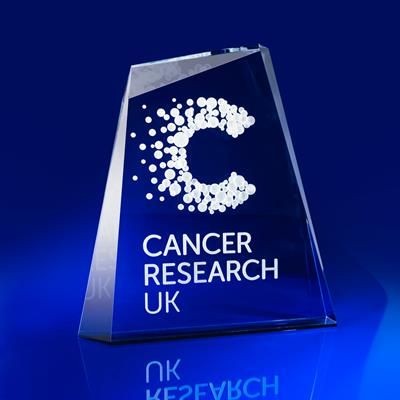 SUMMIT PEAK TROPHY AWARD CRYSTAL