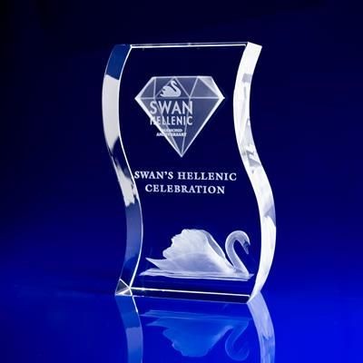 WAVE CRYSTAL GLASS AWARD