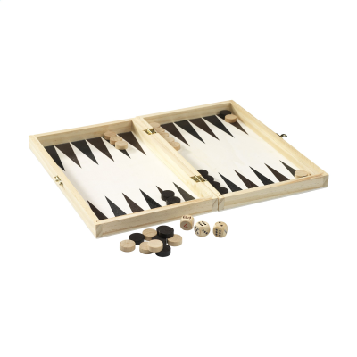 BACKGAMMON GAME BOX in Wood