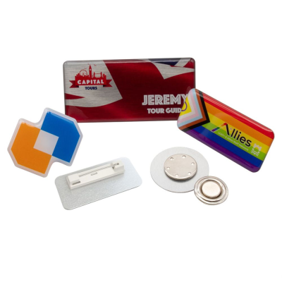 ALUMINIUM METAL PIN BADGE (UK MADE: BESPOKE 50MM)