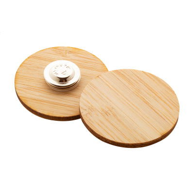 BAMBOO BADGE in Natural