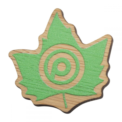 BAMBOO BADGE (UK MADE: BESPOKE 25MM)