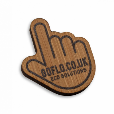 BAMBOO BADGE (UK MADE: BESPOKE 70MM)