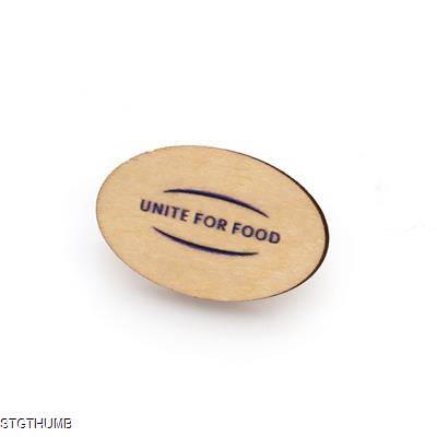 BAMBOO BESPOKE BADGE - PROMOTIONAL CORPORATE GIFT