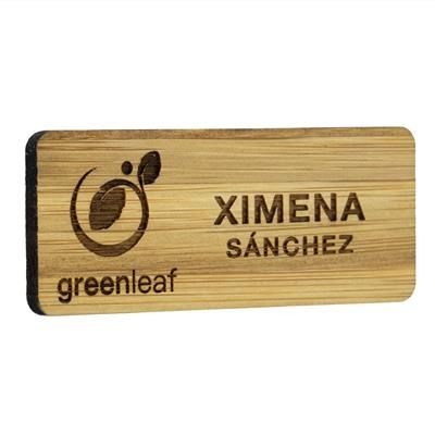 BAMBOO NAME BADGE