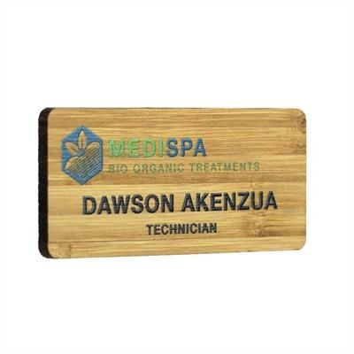 BAMBOO NAME BADGE