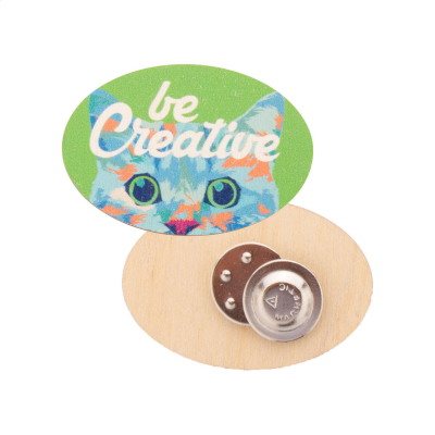 CUSTOM MAGNETIC BADGE in Natural