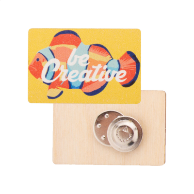 CUSTOM MAGNETIC BADGE in Natural