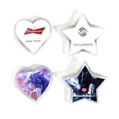 CUSTOM WAITERS LED NAME BADGE LIGHTING UP PARTY ACRYLIC BADGE