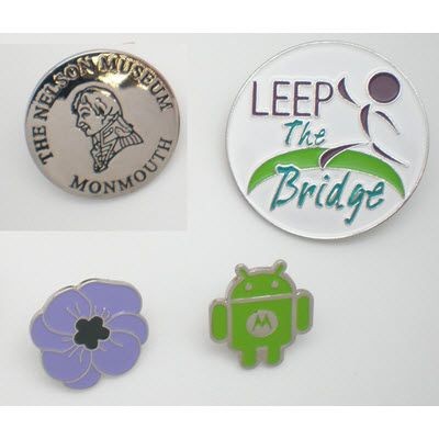 DIE STRUCK SOFT ENAMEL METAL LAPEL PIN BADGE