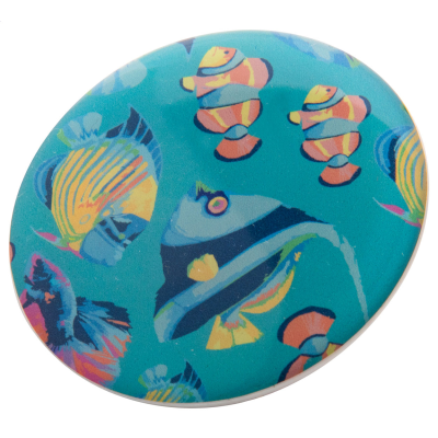 MAGNETIC BADGE in White