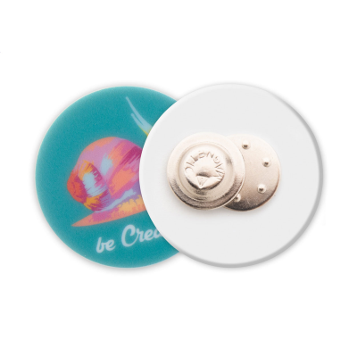 MAGNETIC BADGE in White