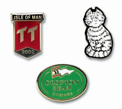 PHOTO ETCHED METAL LAPEL PIN BADGE