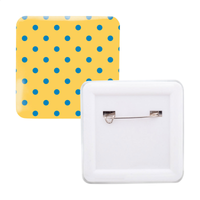 PIN BUTTON BADGE in White