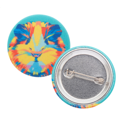 PIN BUTTON BADGE in White