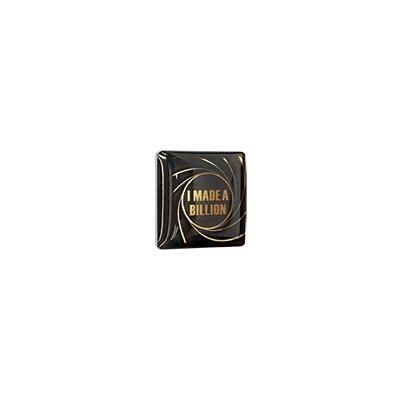 PRINTED ALUMINIUM METAL CLUTCH LAPEL PIN BADGE