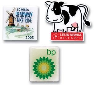 PRINTED LAPEL PIN BADGE