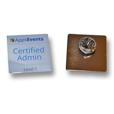 PRINTED METAL BADGE - 25MM