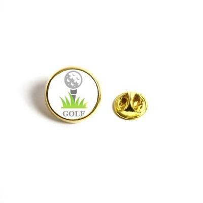 ROUND METAL PIN BADGE with Butterfly Pin Back Fitting