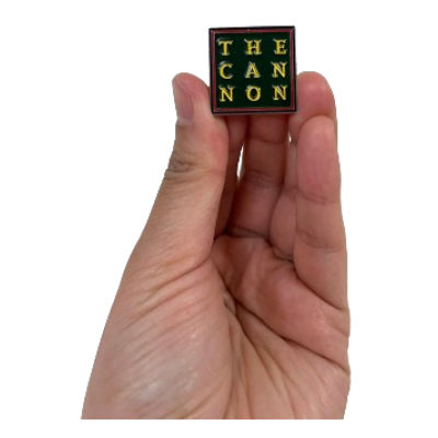 SOFT ENAMELLED PIN BADGE in Silver