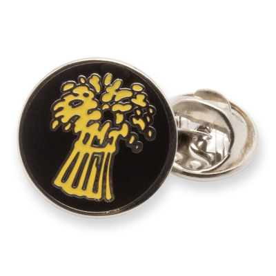 STAMPED IRON HARD ENAMEL BADGE (15MM)