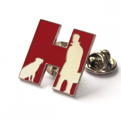 STAMPED IRON HARD ENAMEL BADGE (30MM)